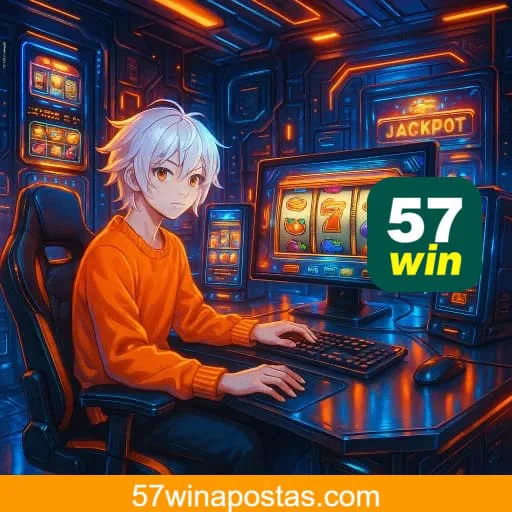 Visual apresentando títulos de fortune da 57WIN com gráficos vibrantes e prêmios elevados