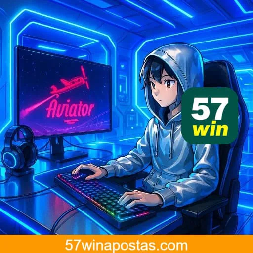 Banner promovendo todos os jogos disponíveis na 57WIN