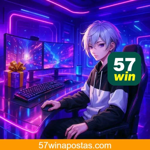 Imagem promovendo prêmios incríveis para quem joga na 57WIN